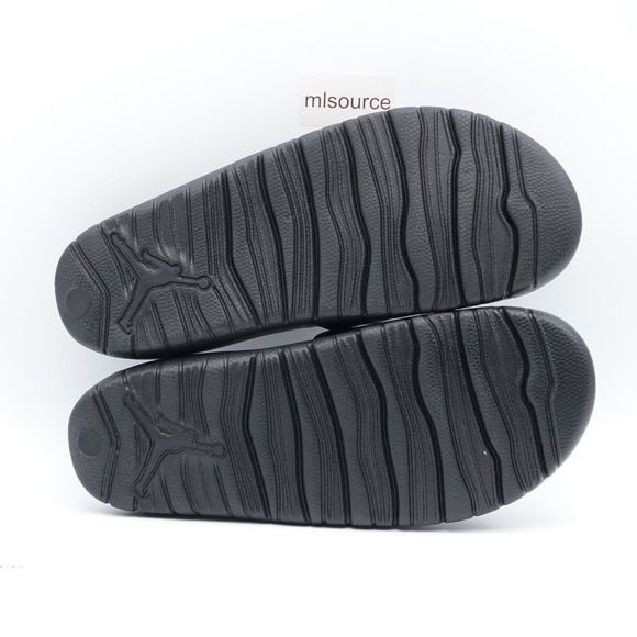 NEW Size 12 Men's Jordan Break Slide Sandals AR6374-010 Black/White - Picture 7 of 8